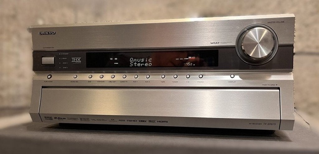 ONKYO TX-SR875 AV 7.1 ch receiver, Ophalen, Gebruikt, 120 watt of meer, Onkyo