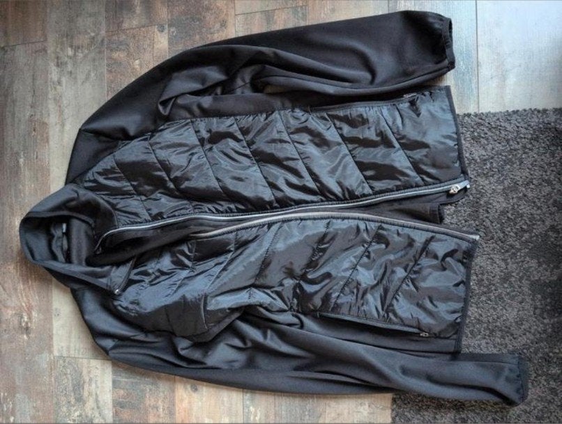 Zwarte heren jas, Ophalen of Verzenden, Gedragen, Maat 56/58 (XL), Zwart