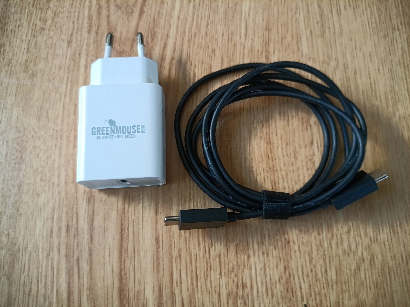 Greenmouse Snellader met USB-C kabel, Telecommunicatie, Universeel, USB-C, Ophalen of Verzenden, Zo goed als nieuw