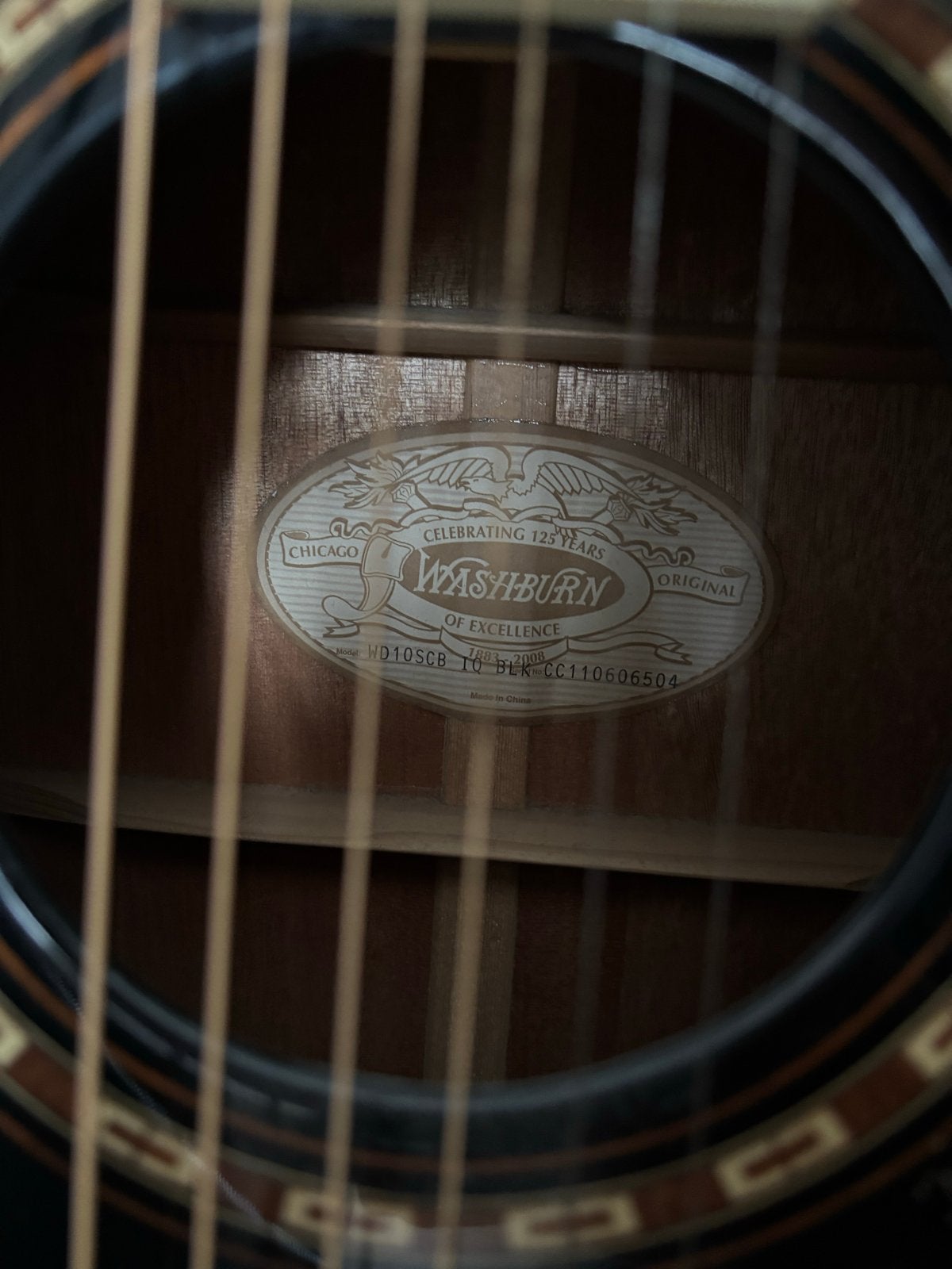 Washburn WD10SCB akoestische gitaar met cutaway, Ophalen, Gebruikt, Western- of Steelstringgitaar