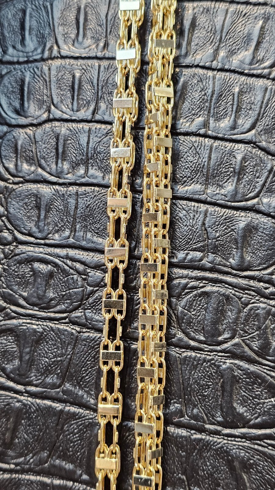 Prachtige 14k gouden Magnum ketting 70cm, Ophalen of Verzenden, Nieuw, Goud, Goud