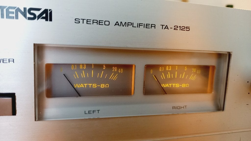 Tensai TA-2125 Stereo Amplifier (1980), Overige merken, Refurbished, Ophalen of Verzenden, Minder dan 60 watt