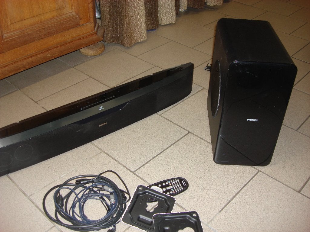 Soundbar Philips, Ophalen, Met externe subwoofer, Gebruikt