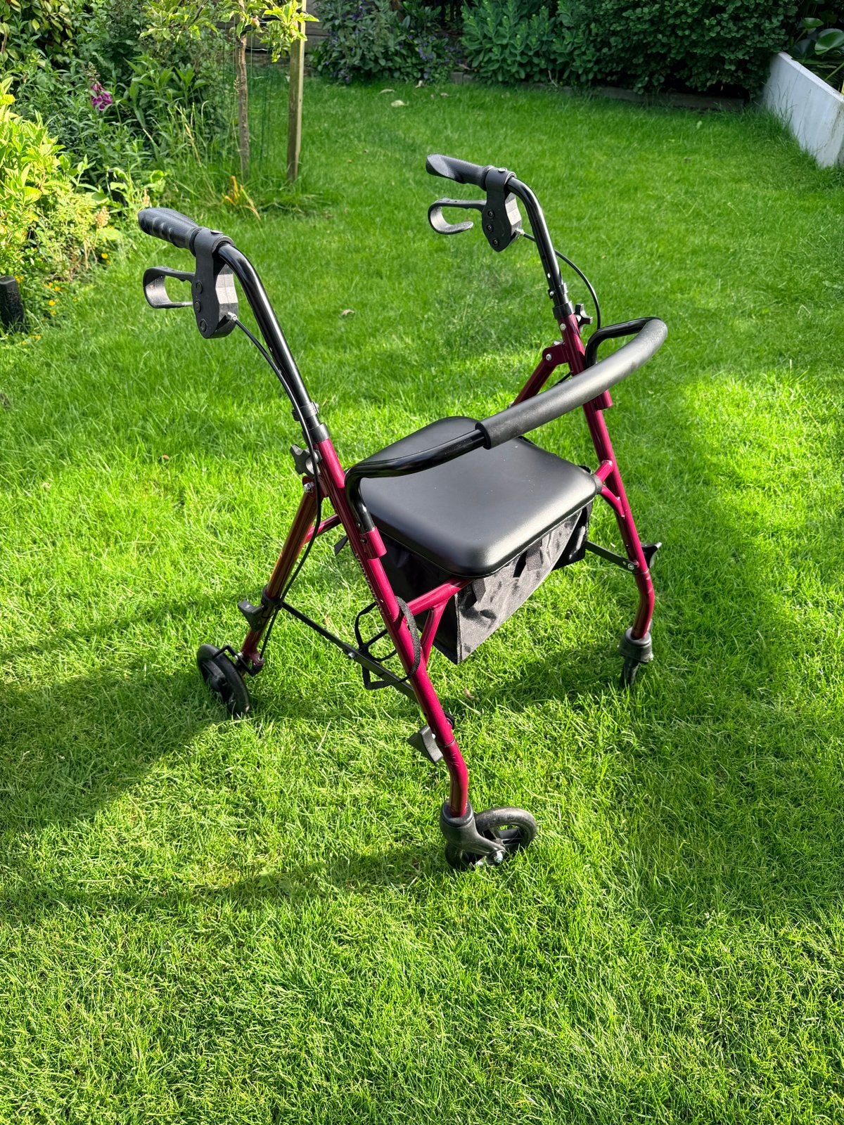 Stevige rollator, Ophalen, Opvouwbaar, Gebruikt