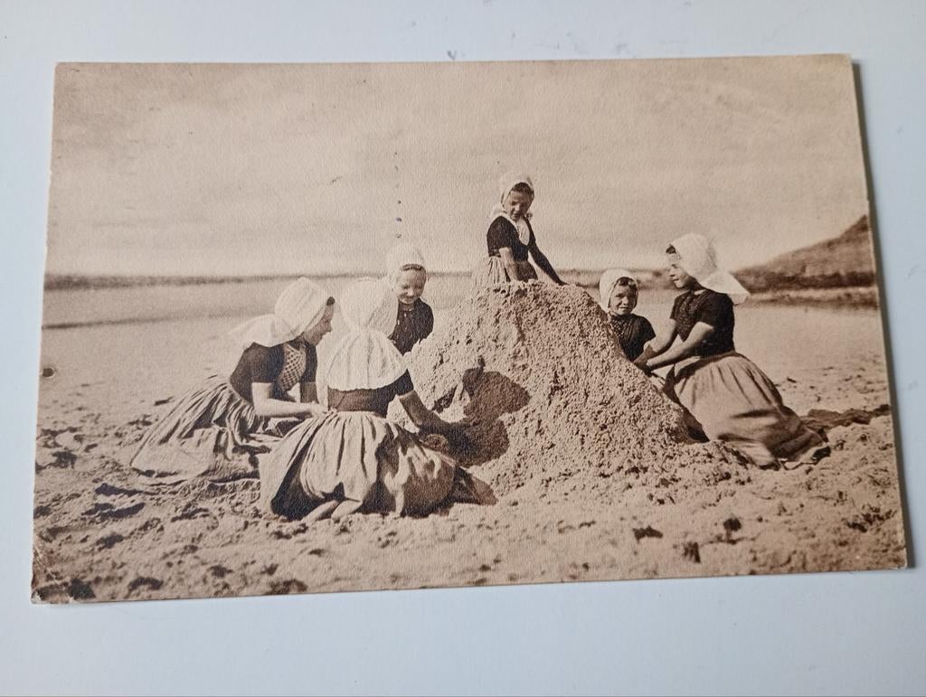 Zeeland Kinderen in Klederdracht 1914, Ophalen of Verzenden, Voor 1920, Gelopen, Klederdracht