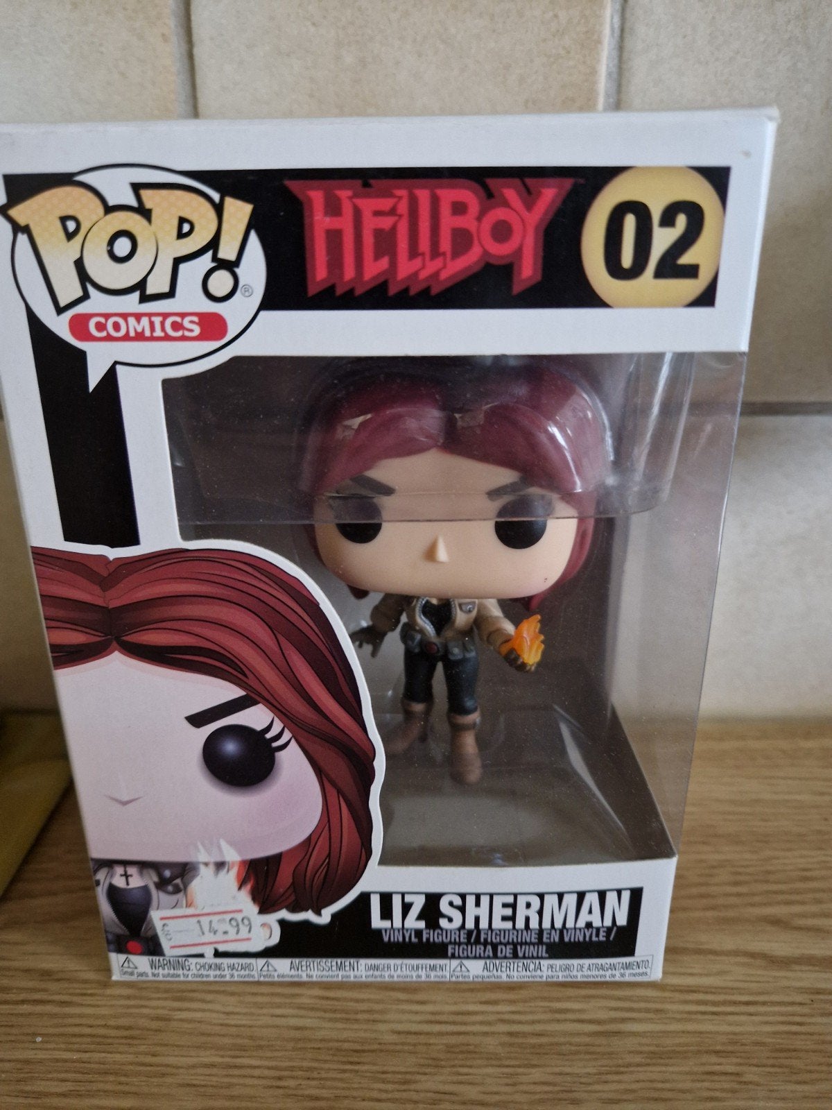 funko pop luz sherman nr 02 hellboy, Ophalen of Verzenden, Zo goed als nieuw