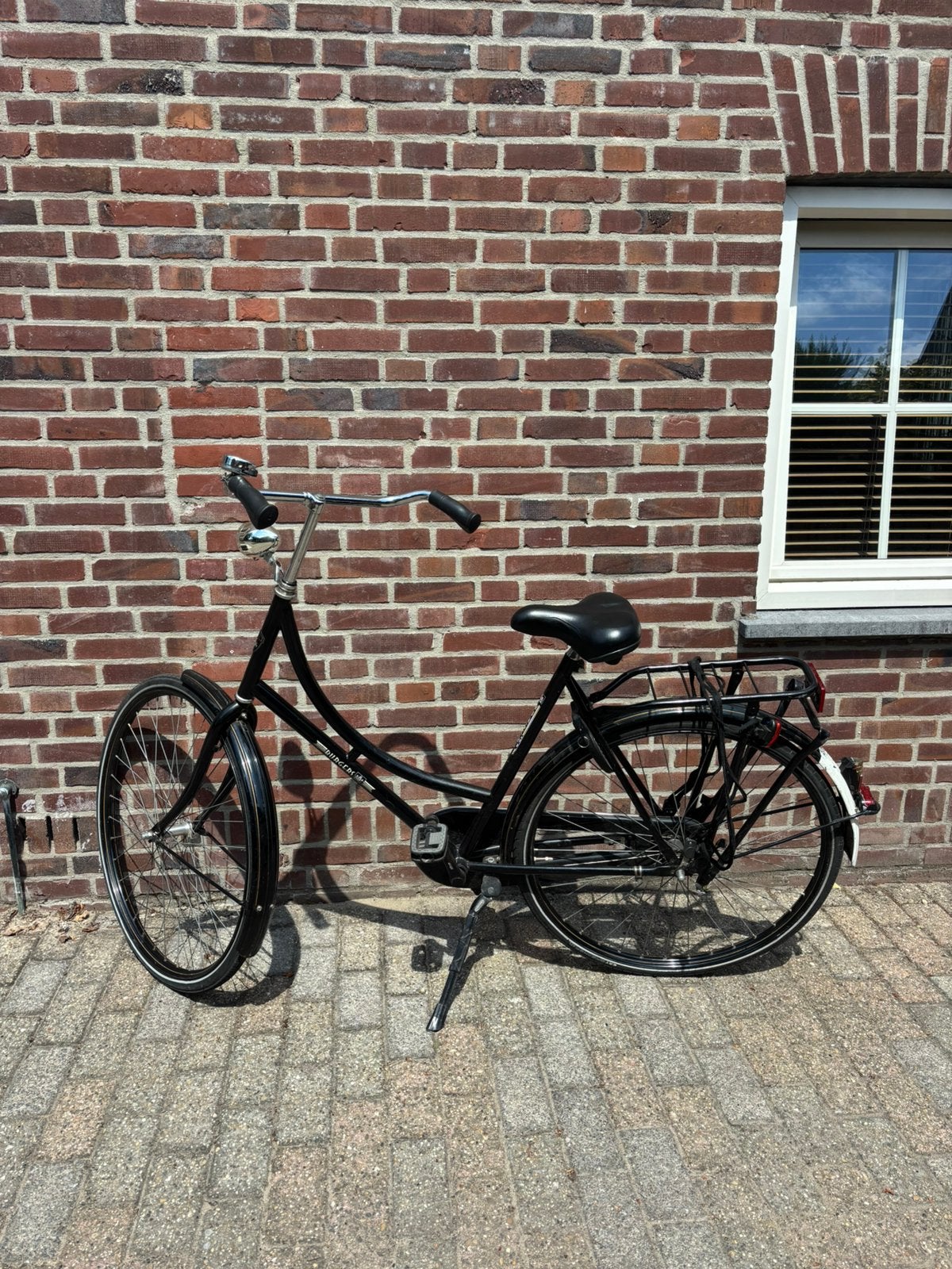 Zwarte omafiets in zeer goede staat, 56 cm of meer, Ophalen, Zo goed als nieuw