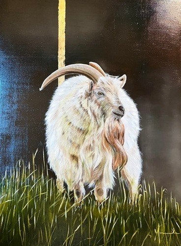 Kunsthandel Gennep -"On Top 0f The World", Ophalen of Verzenden, Gesigneerd, Olieverf