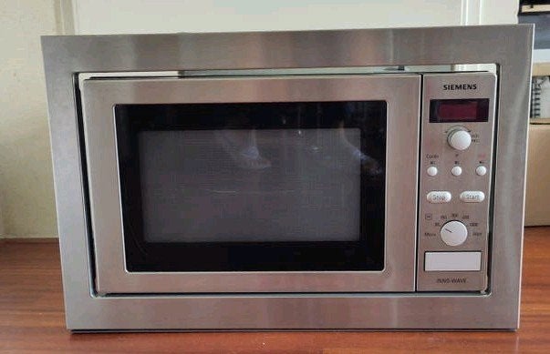 Siemens combi-magnetron HF-23556 (incl inbouw-onderdelen), Ophalen, Combimagnetron, Gebruikt, Grill