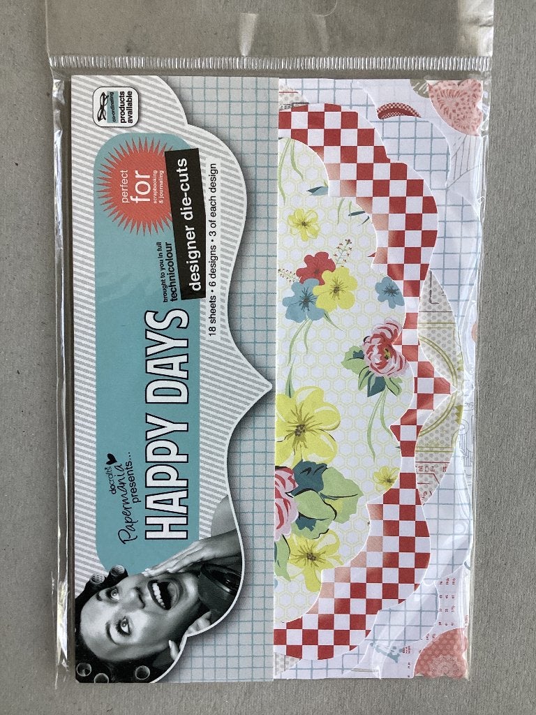 Pakje design die-cuts happy day, Ophalen of Verzenden, Nieuw, Overige thema's, Overige typen