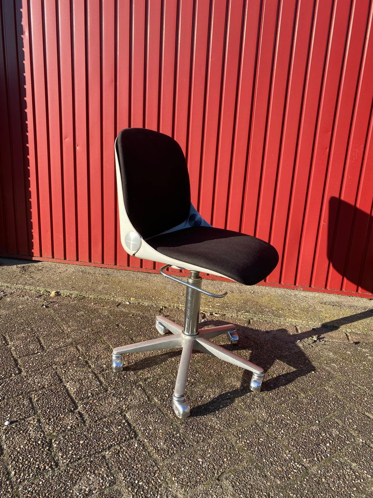 Wilkhahn 232 bureaustoel design vintage age klassieker, Ophalen, Gebruikt, Zwart