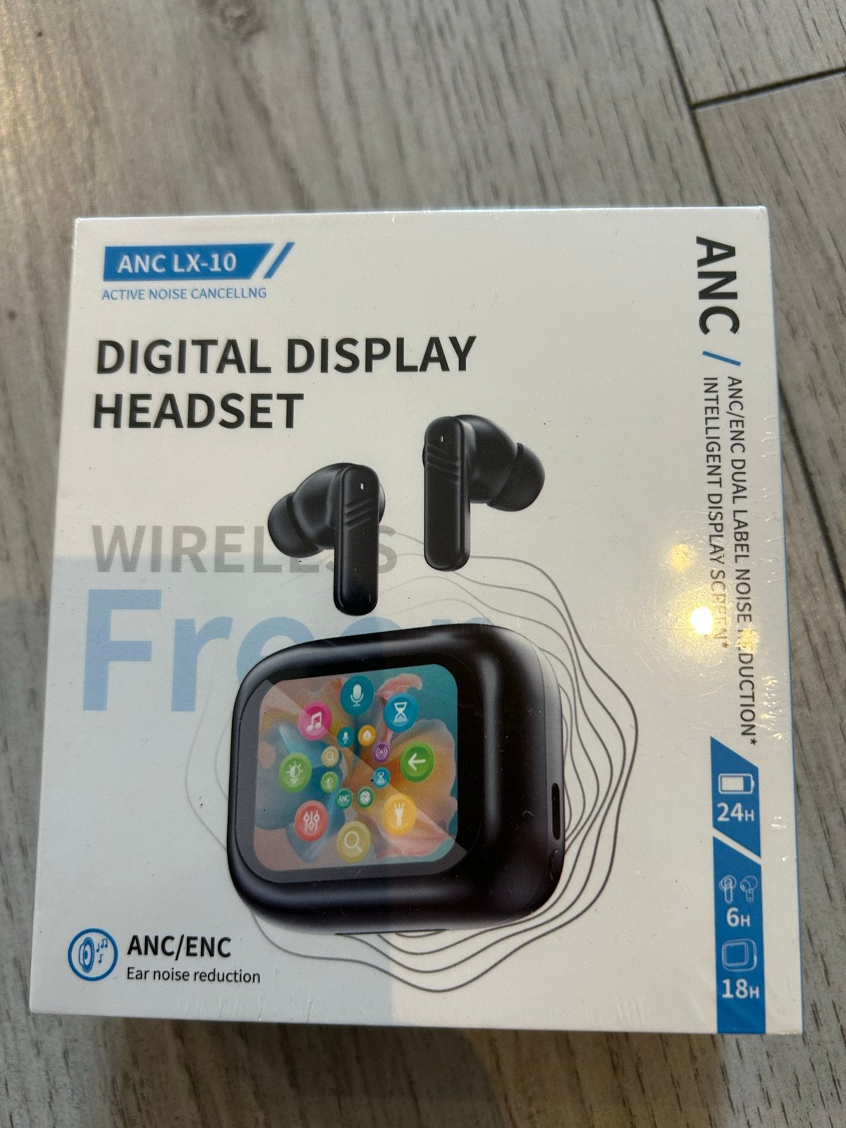 ANC LX-10 Draadloze In-ear Hoofdtelefoon met Display