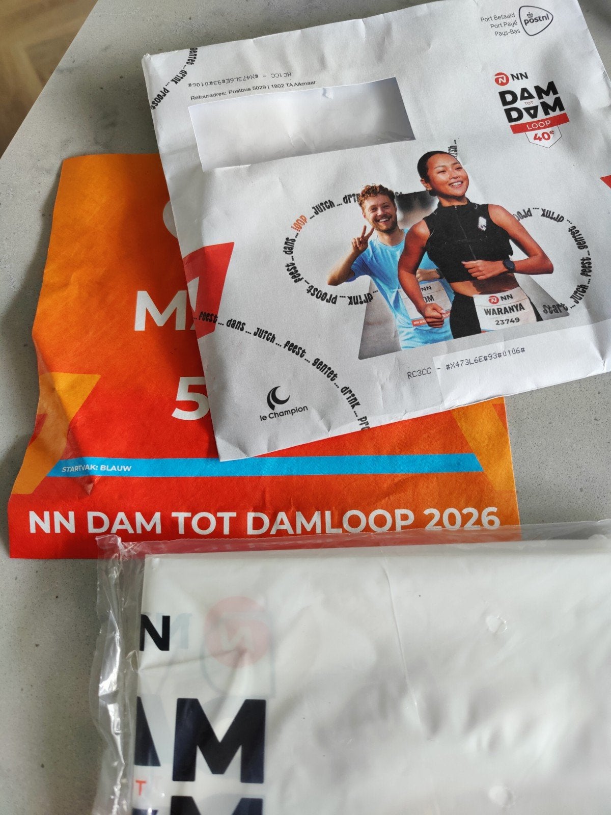 Startbewijs Dam tot Damloop 2026 - 10 Engelse Mijl, Overige merken, Overige typen, Nieuw, Ophalen of Verzenden