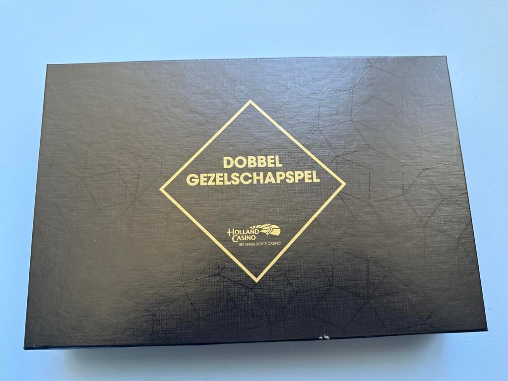 Dobbel Gezelschapsspel Holland Casino, Hobby en Vrije tijd, Gezelschapsspellen | Bordspellen, Ophalen of Verzenden, Zo goed als nieuw
