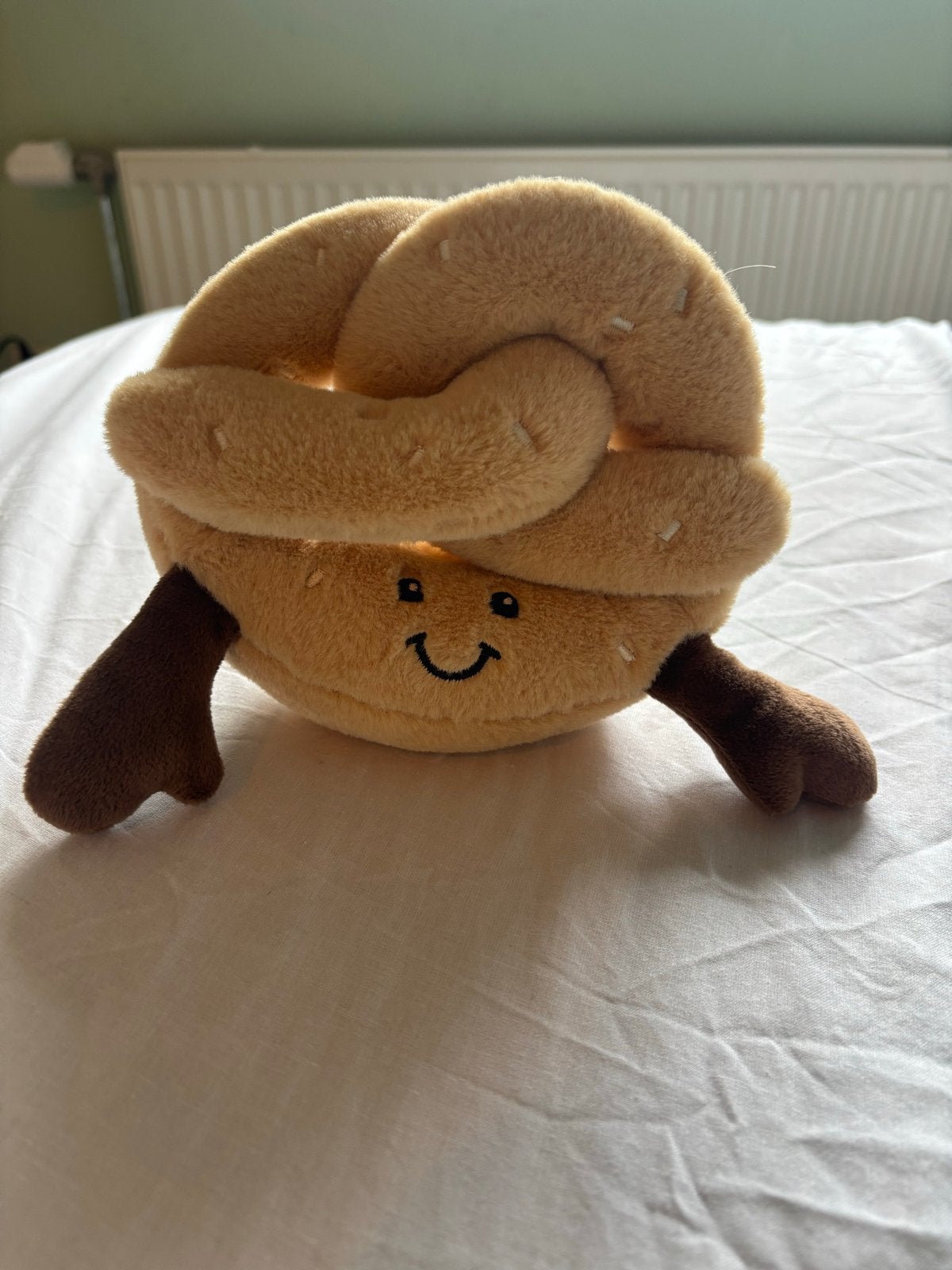 Leuke krakeling knuffel met gezichtje, Overige merken, Overige karakters, Overige typen, Ophalen of Verzenden