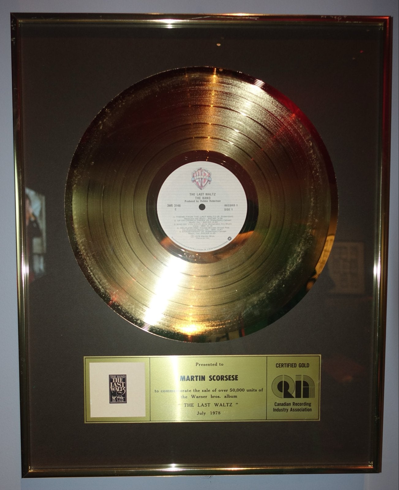 Gezocht: Gouden of Platina Plaat Award, Ophalen, Gebruikt