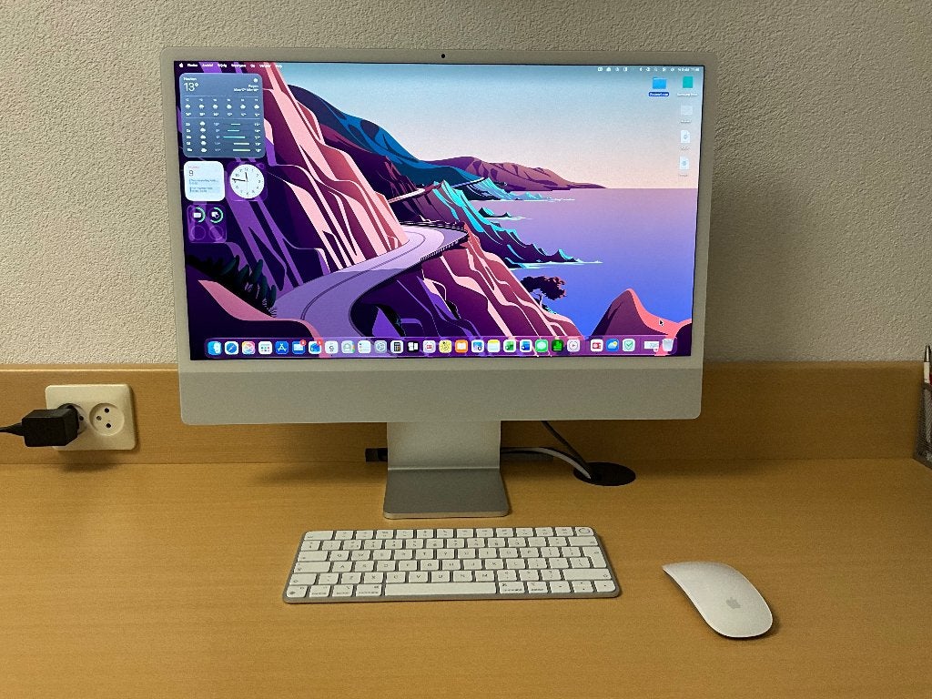 Apple iMac 24", Ophalen, SSD, IMac, Zo goed als nieuw
