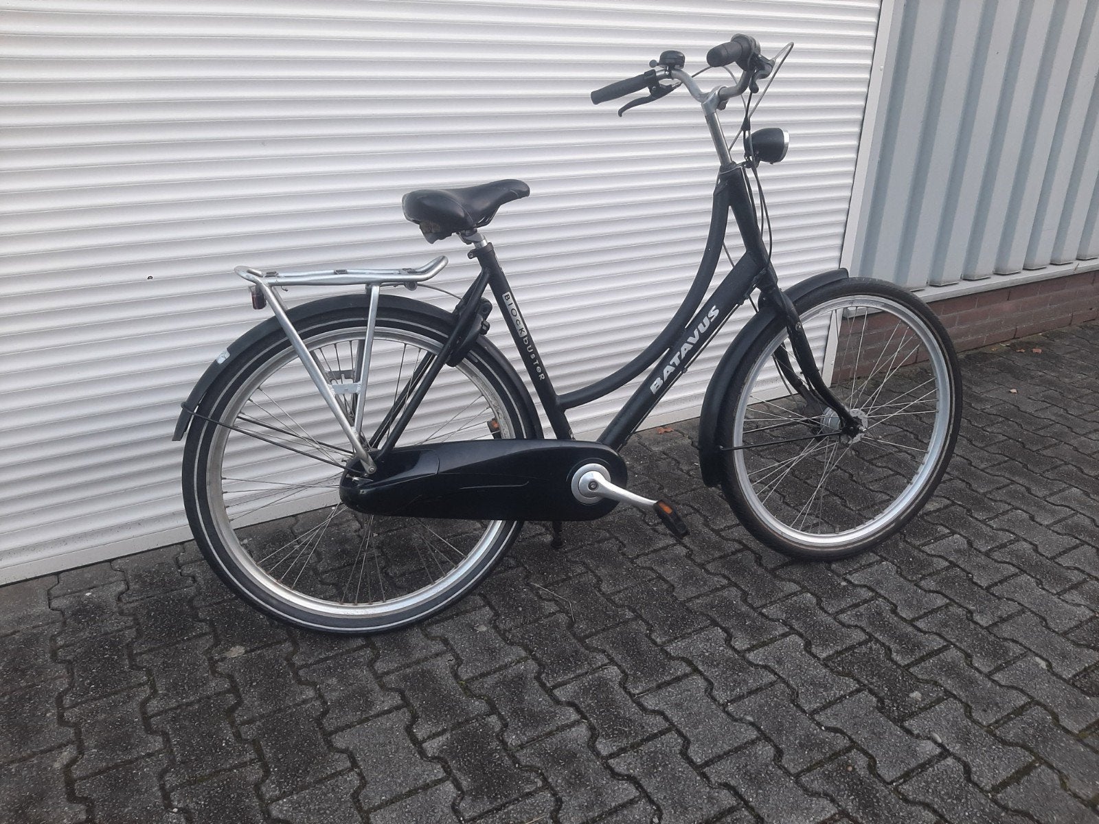 Batavus Block Buster Damesfiets - Zwart, Ophalen, Velgrem, (Extra) lage instap, Batavus