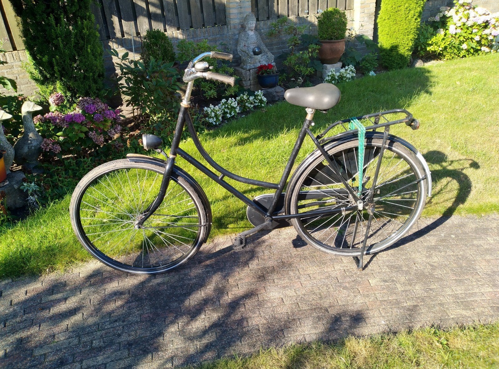 omafiets, Fietsen en Brommers, 53 tot 56 cm, Ophalen, Gebruikt, Terugtraprem