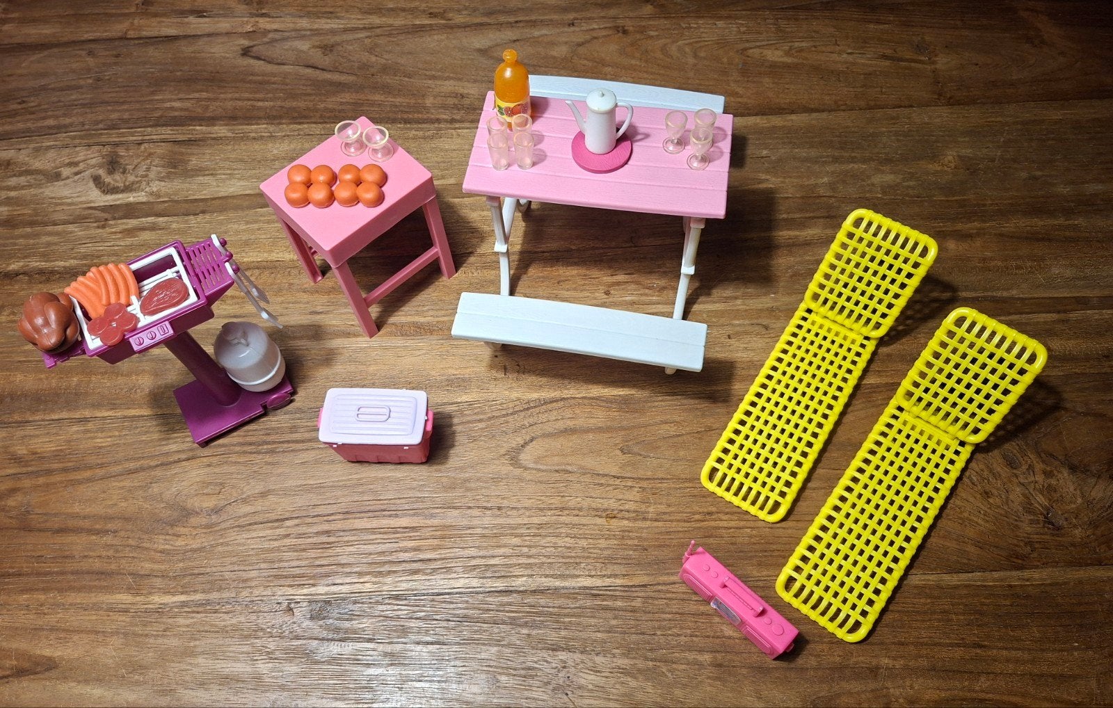 Vintage Barbie Picknick Set (uit jaren '80 '90), Ophalen of Verzenden, Gebruikt, Barbie