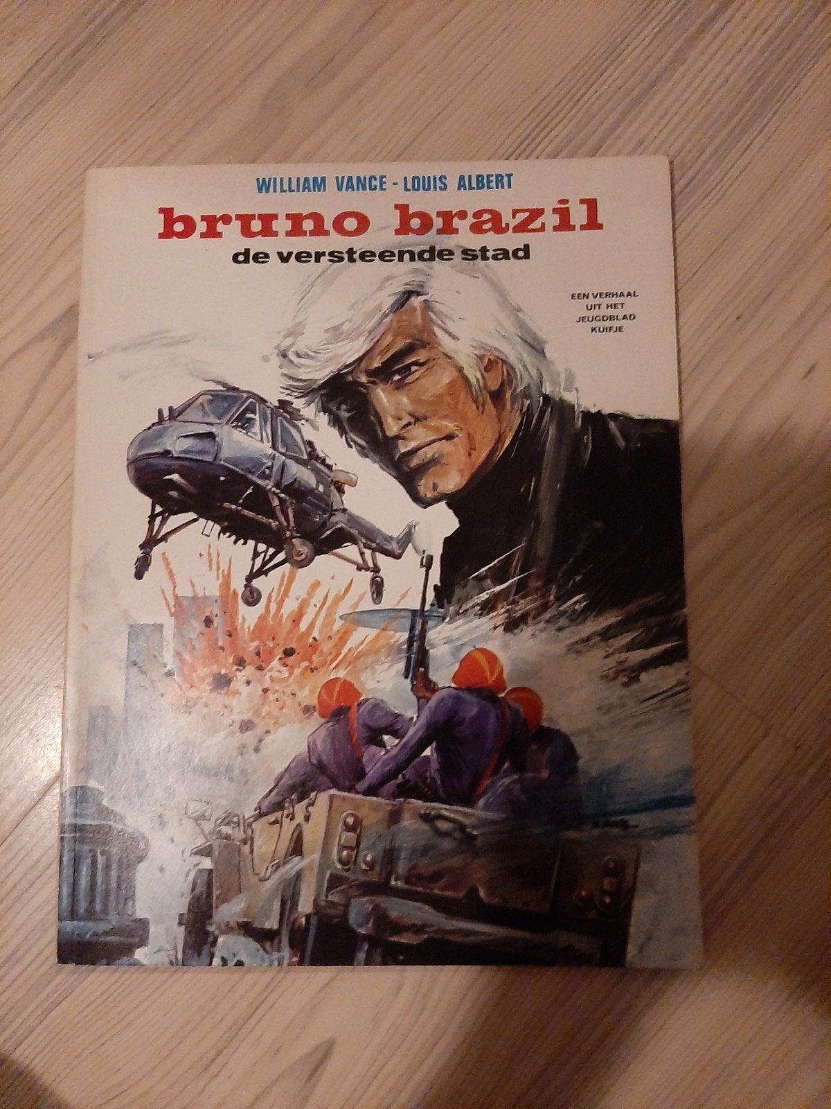 Bruno Brazil - De Versteende Stad (William Vance), Eén stripboek, Ophalen of Verzenden, Gelezen, William Vance, Louis Albert