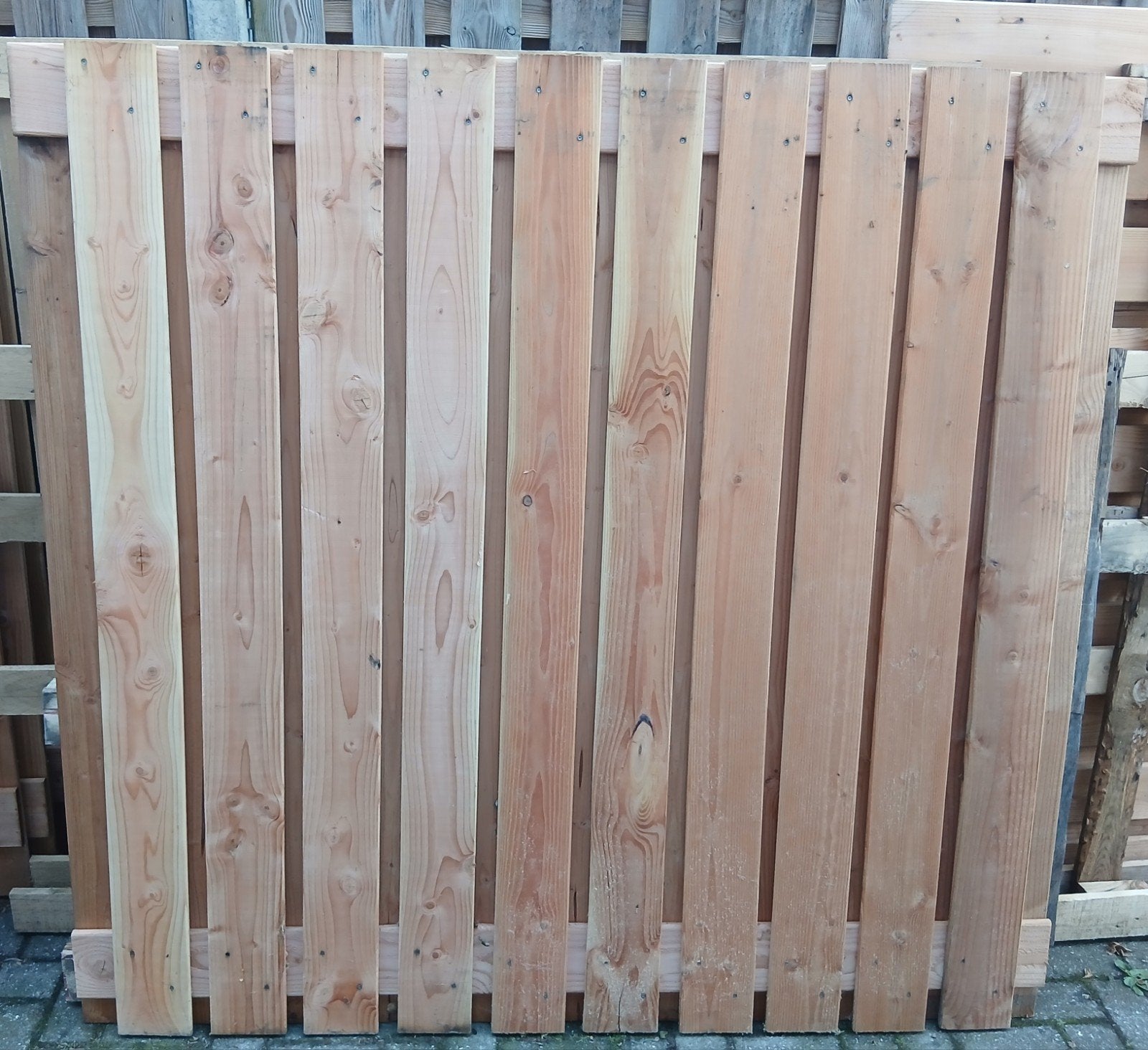 Tuinscherm 1.80 x b 1.70, Tuin en Terras, Schuttingen, Ophalen, 1 tot 2 meter, Minder dan 3 meter, Nieuw