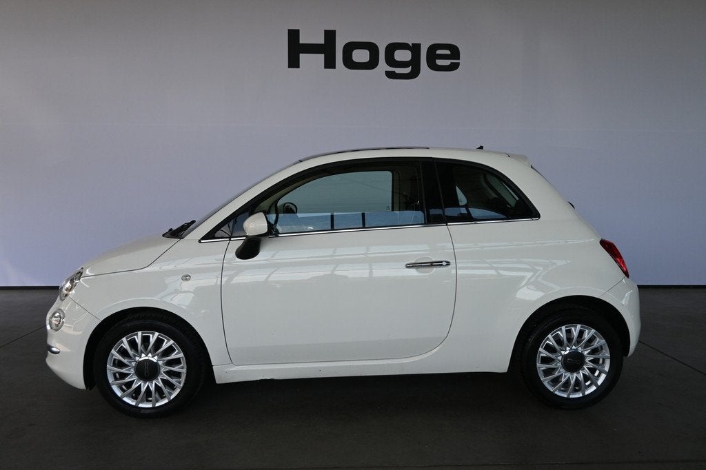Fiat 500 0.9 TwinAir Turbo Lounge Automaat Airco Panoramadak, Stof, Gebruikt, Met garantie (alle), Origineel Nederlands