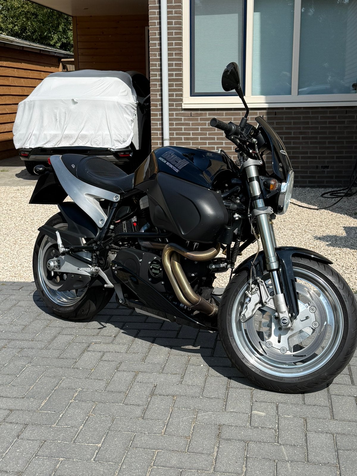 Buell X1 Lightning zwart in uniek mooie staat, 1203 cc, 2 cilinders, Motorrijbewijs A, Gebruikt