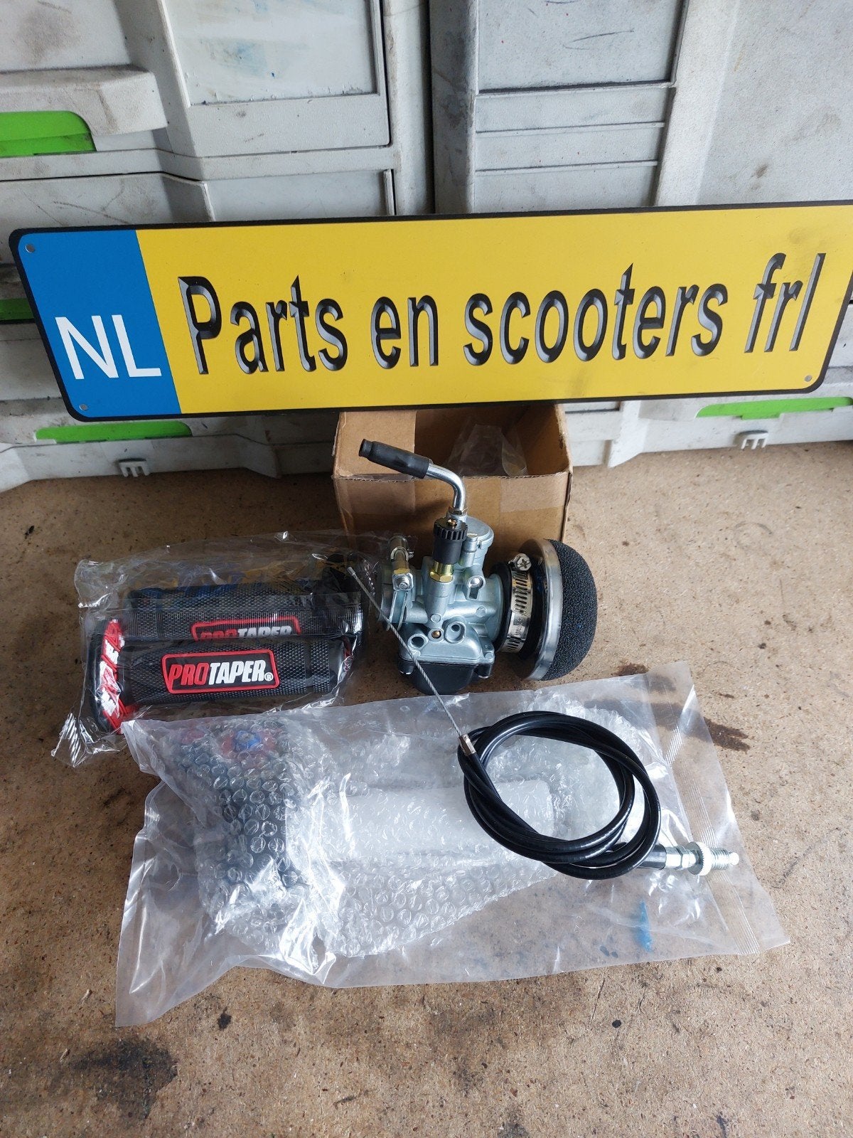 Puch snelgas en carburateur 19.5mm dellorto imi nieuw!, Ophalen of Verzenden, Nieuw, Carburateur