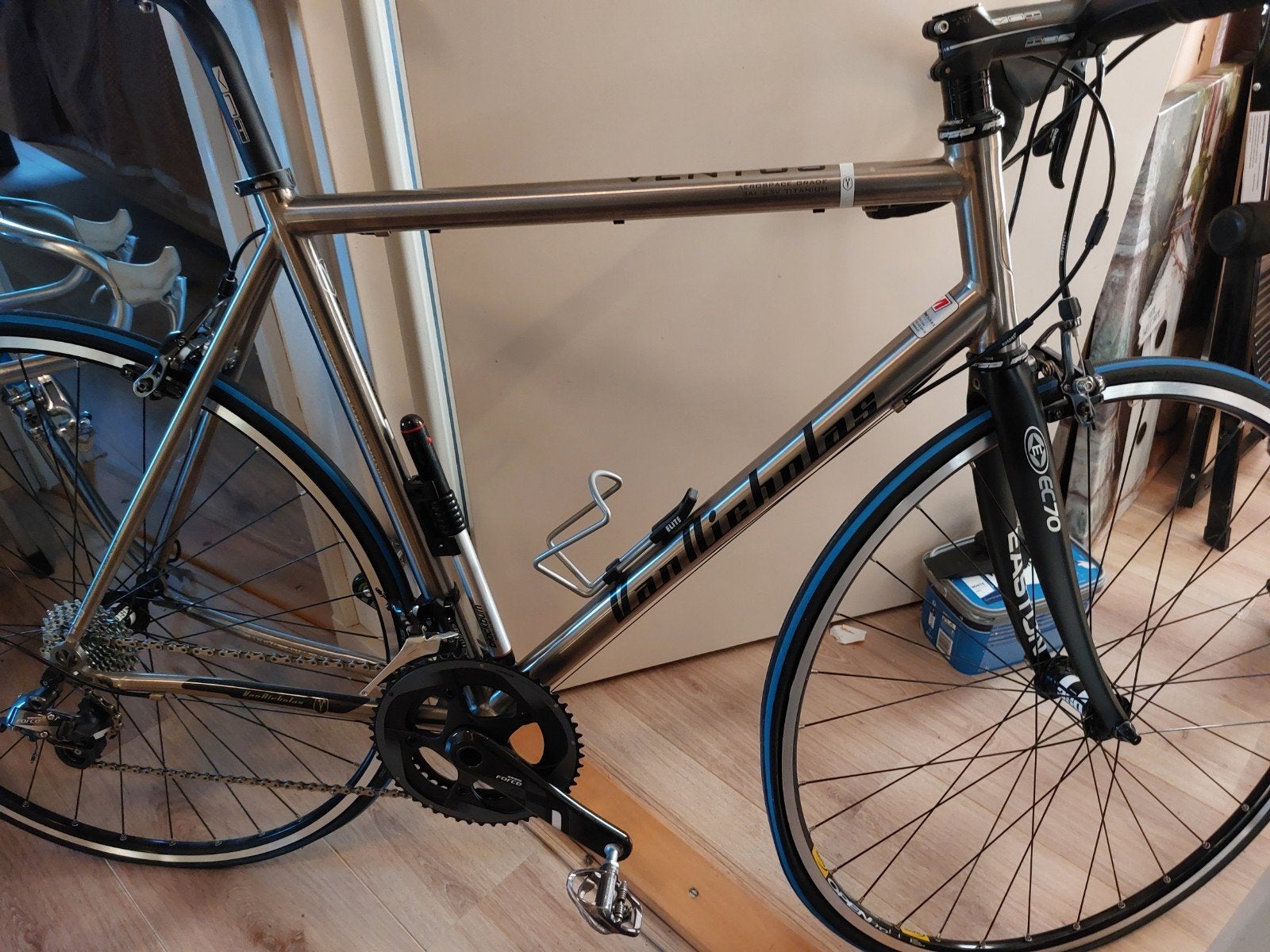 Van Nicolas venture titanium, Fietsen en Brommers, Fietsen | Racefietsen, Ophalen of Verzenden, Titanium, Overige merken