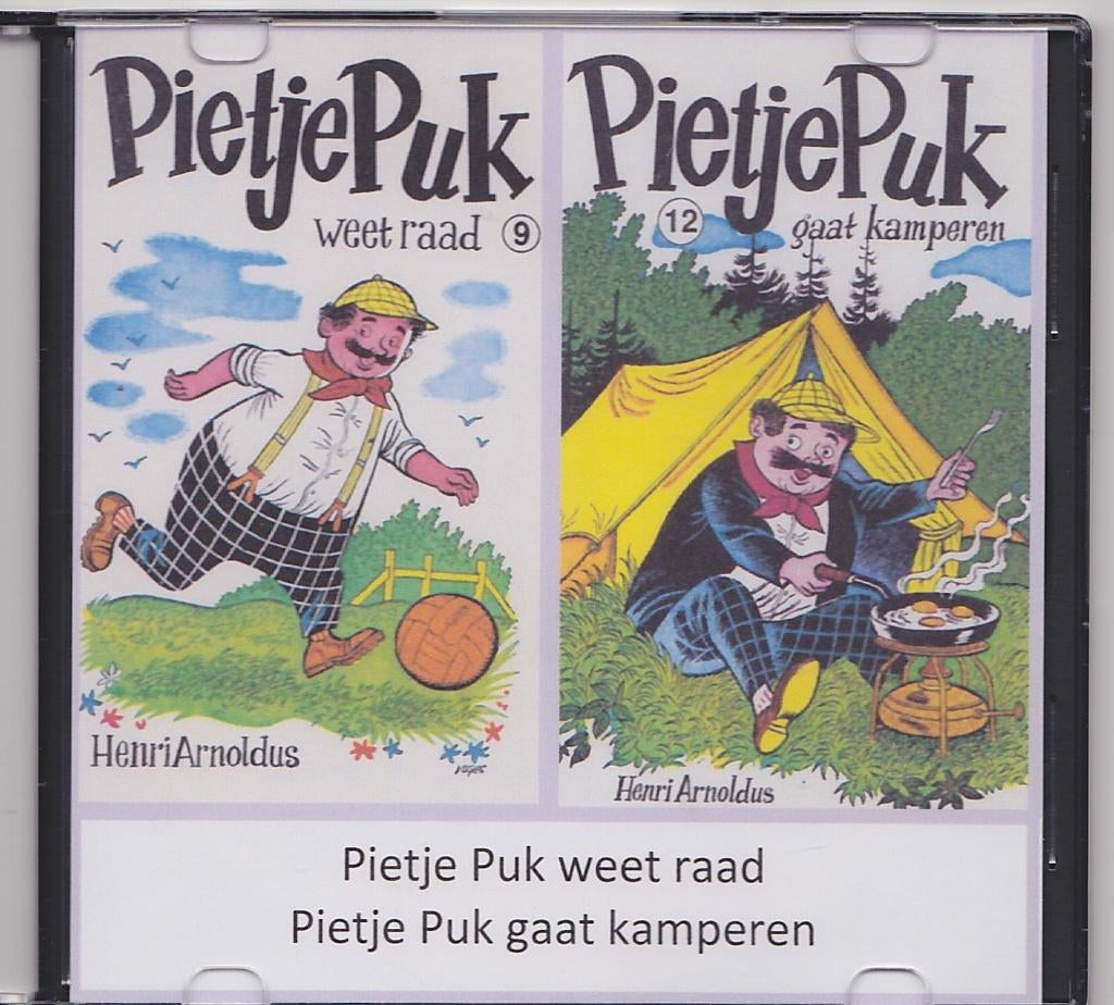 Cd Pietje Puk | Deel 9 Weet raad en deel 12 gaat kamperen, Ophalen, Zo goed als nieuw, Verhaal of Sprookje