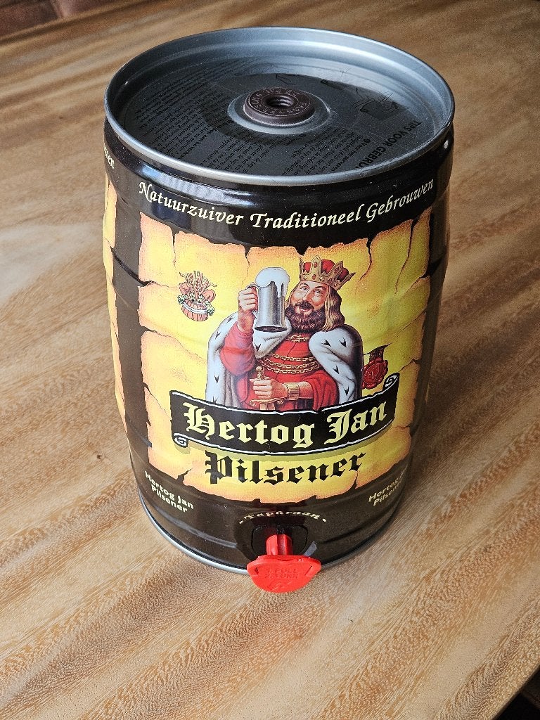 Hertog Jan Biervaatje (leeg), Ophalen of Verzenden, Gebruikt, Overige typen, Hertog Jan
