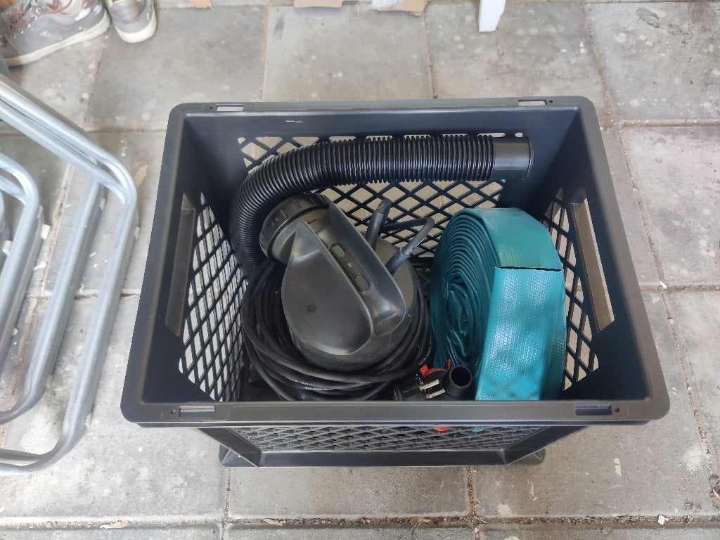 GARDENA vuilwaterpomp 9000 set, Ophalen of Verzenden, Zo goed als nieuw, Elektrisch, Dompelpomp
