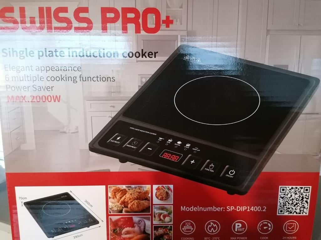Swiss Pro+ enkele inductiekookplaat, Ophalen of Verzenden, Ksns, Zs, Ssn