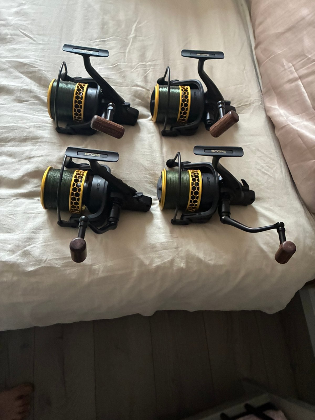Nash Scope Reel GTL 8000 Gold Edition fox esp solar jag bb, Watersport en Boten, Ophalen of Verzenden, Zo goed als nieuw, Molen