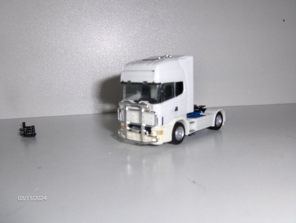 Herpa-Scanis truck, Ophalen of Verzenden, Zo goed als nieuw, Bus of Vrachtwagen, Herpa