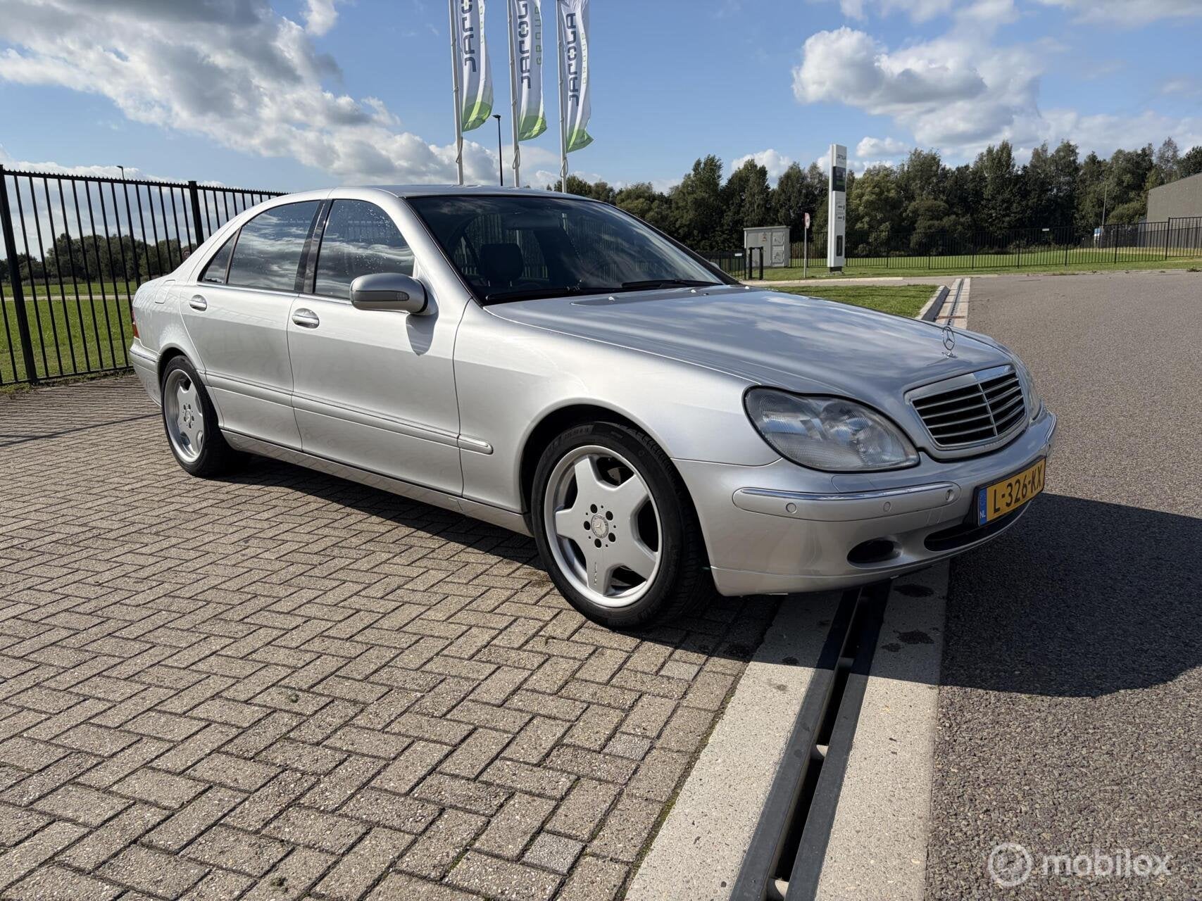 Mercedes S-klasse 500 Lang, Auto's, Automaat, Gebruikt, 8 cilinders, Leder