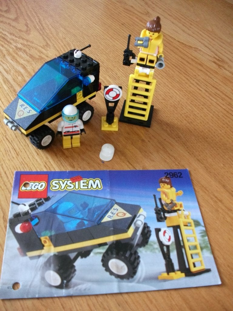 LEGO set 2962 Res-Q Lifeguard (Life GuardRes-Q), Kinderen en Baby's, Speelgoed | Duplo en Lego, Gebruikt, Lego, Ophalen of Verzenden