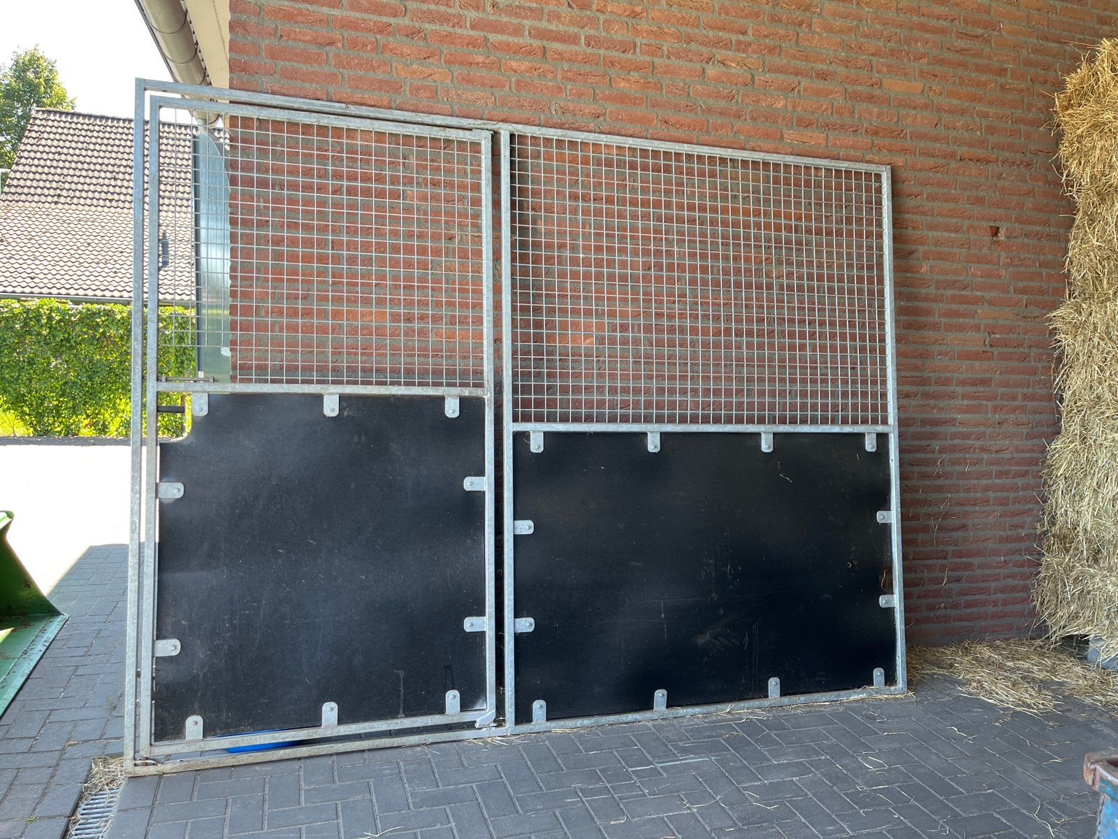 Voorfront paardenstal met deur, Dieren en Toebehoren, Stalling en Weidegang, Stalling, 1 paard of pony