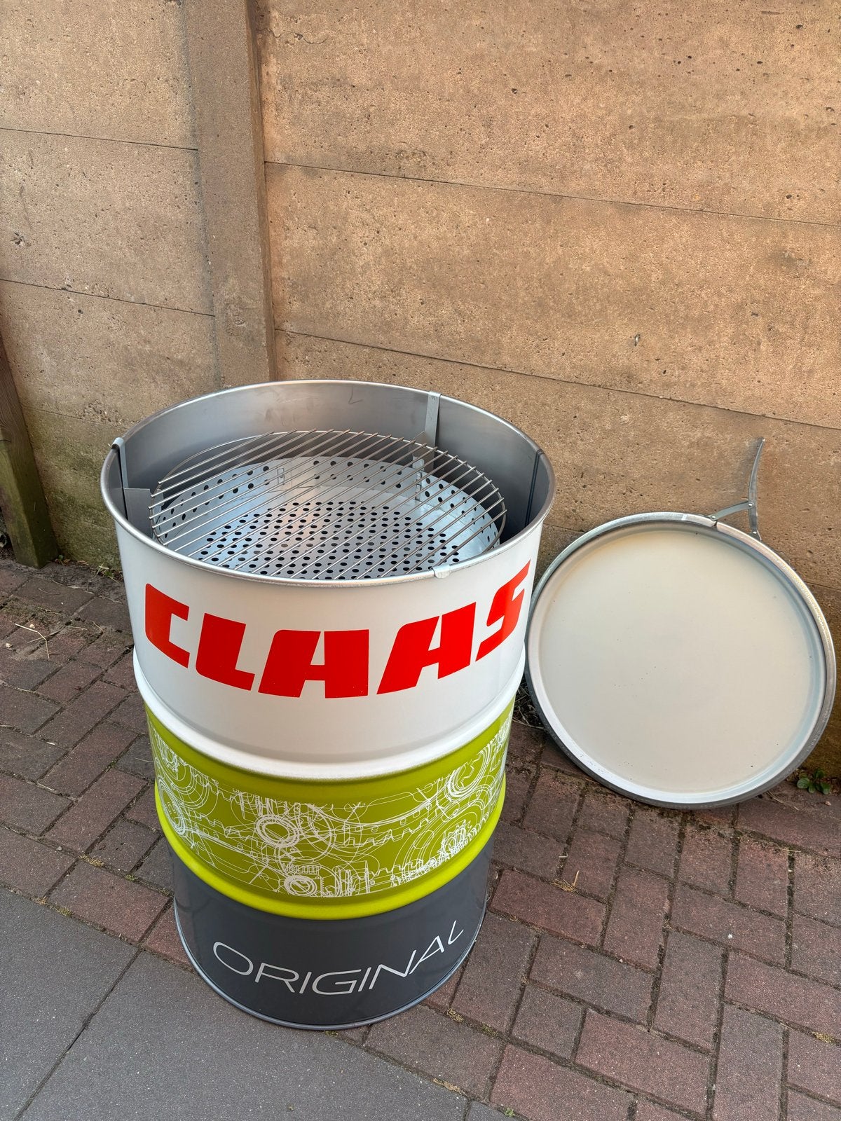 Claas barbecue - Unieke olievat BBQ (nieuw), Ophalen, Nieuw