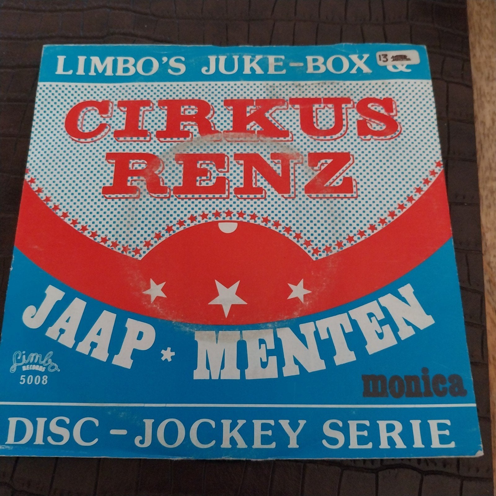 J. Menten - Cirkus Renz / Monica (Limbo's Juke-Box), Gebruikt, Fotohoes, 7 inch, Ophalen of Verzenden