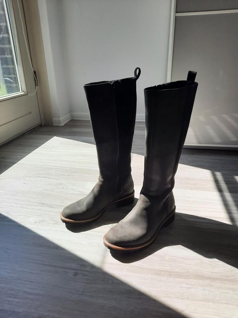 Dameslaarzen Ecco, maat 39 plus gratis, Kleding | Dames, Schoenen, Ophalen, Zo goed als nieuw, Zwart, Hoge laarzen