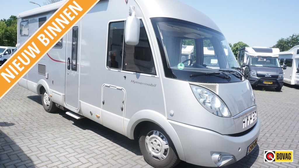 Hymer B 674 SL levelsysteem, dakairco, Chemisch toilet, Alkoof, Ringverwarming, Fiat