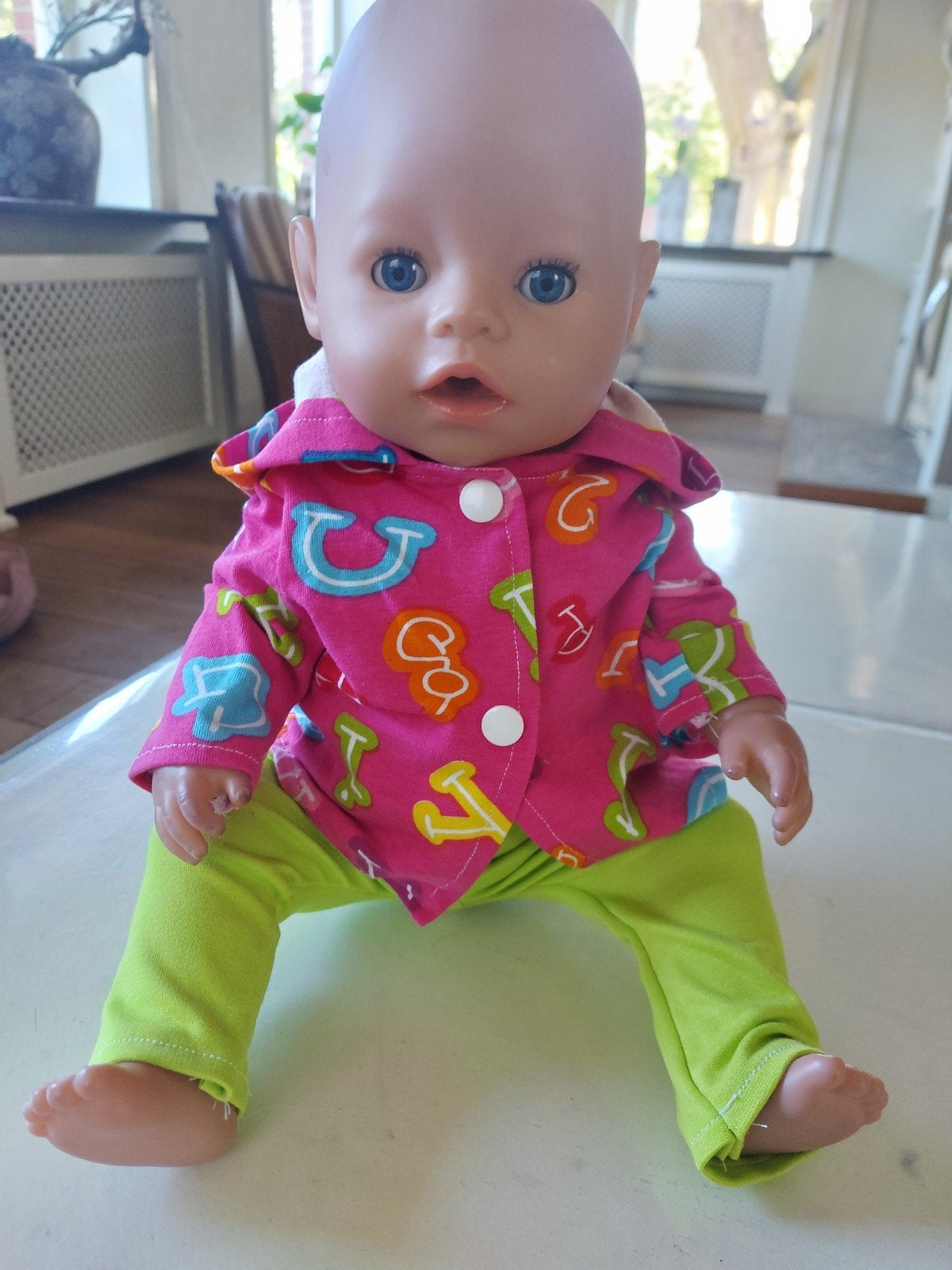 2 delig letter cijfer set baby born pop 43cm, Kinderen en Baby's, Speelgoed | Poppen, Ophalen of Verzenden, Nieuw, Babypop