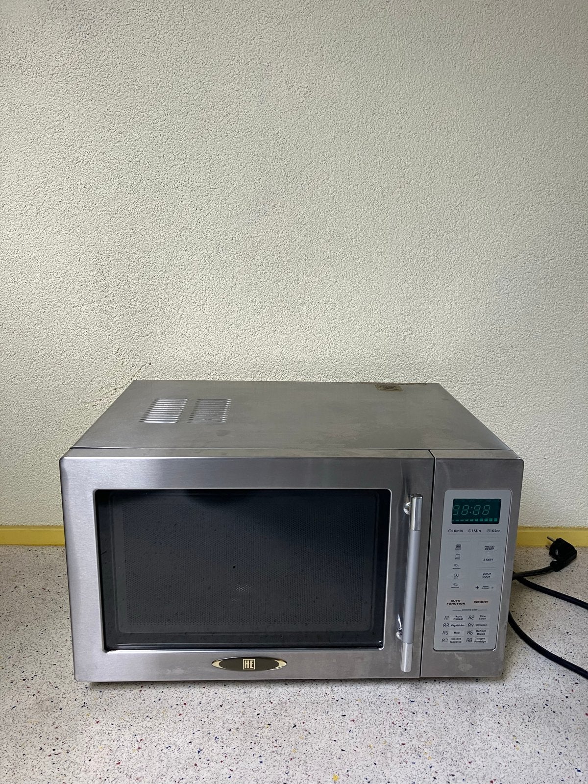 HE Combimagnetron - RVS - Grill, Hete Lucht, Oven, Combimagnetron, Gebruikt, Grill, Ophalen of Verzenden