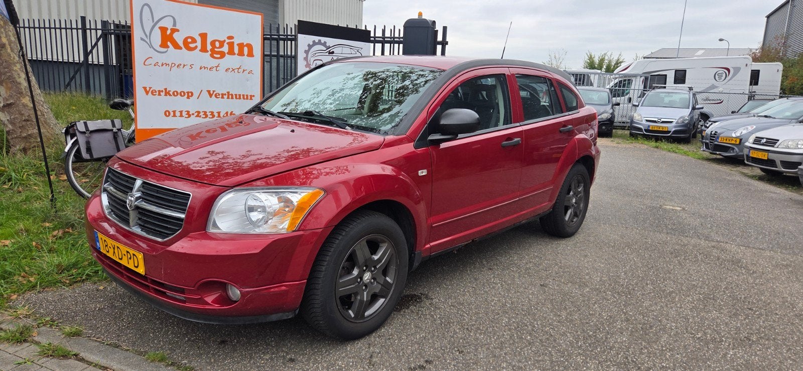 Dodge Caliber 2.0 automaat een goed rijdende STOERE AUTO!, Auto's, 1295 kg, 1200 kg, 149 pk, Onderhoudsboekje