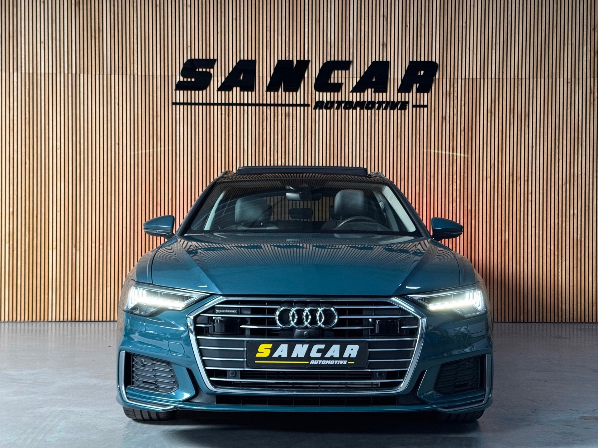 Audi A6 Avant 55 TFSI e quattro S- Line Competition PANO|B&O, Auto's, Audi, Automaat, Gebruikt, Zwart, 4 cilinders