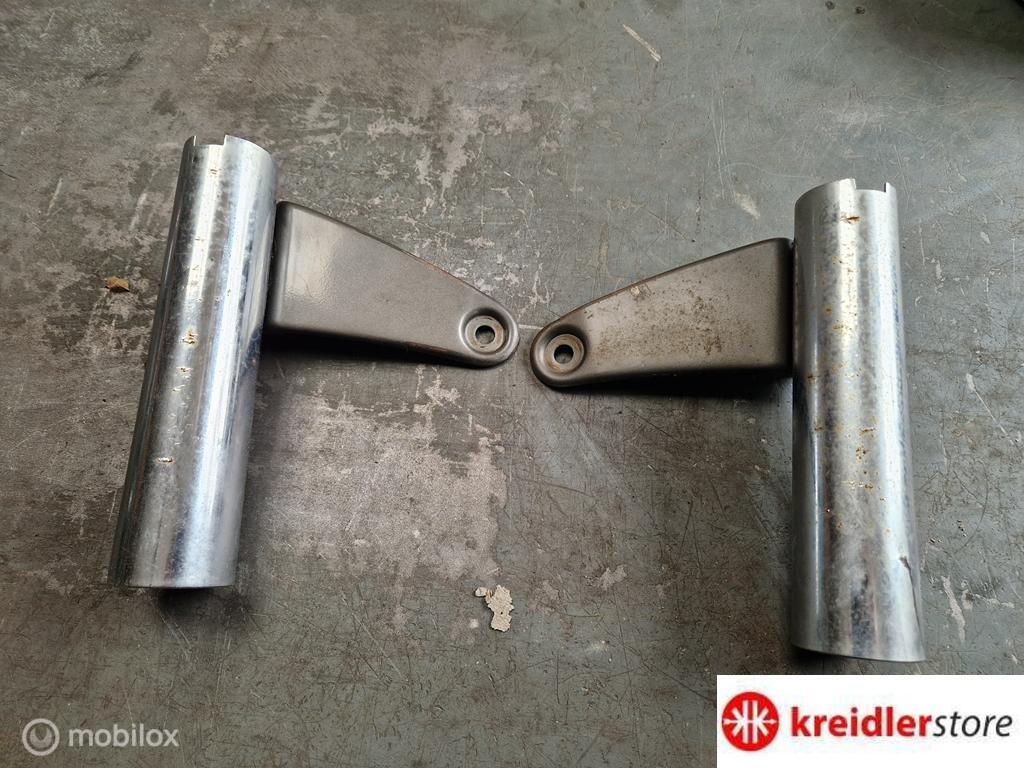 Kreidler Koplamp oren met chromen bussen origineel
