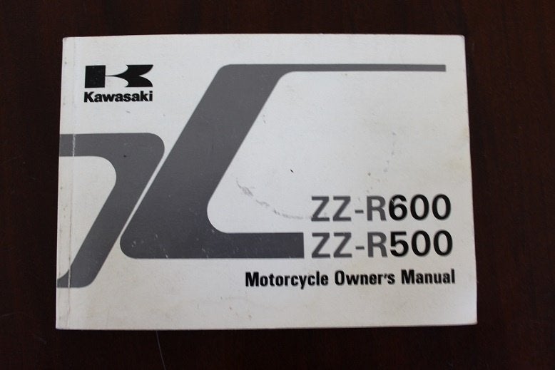 Kawasaki ZZ-R600 ZZ-R500 1996 motorcycle owner's manual, Ophalen of Verzenden, Kawasaki