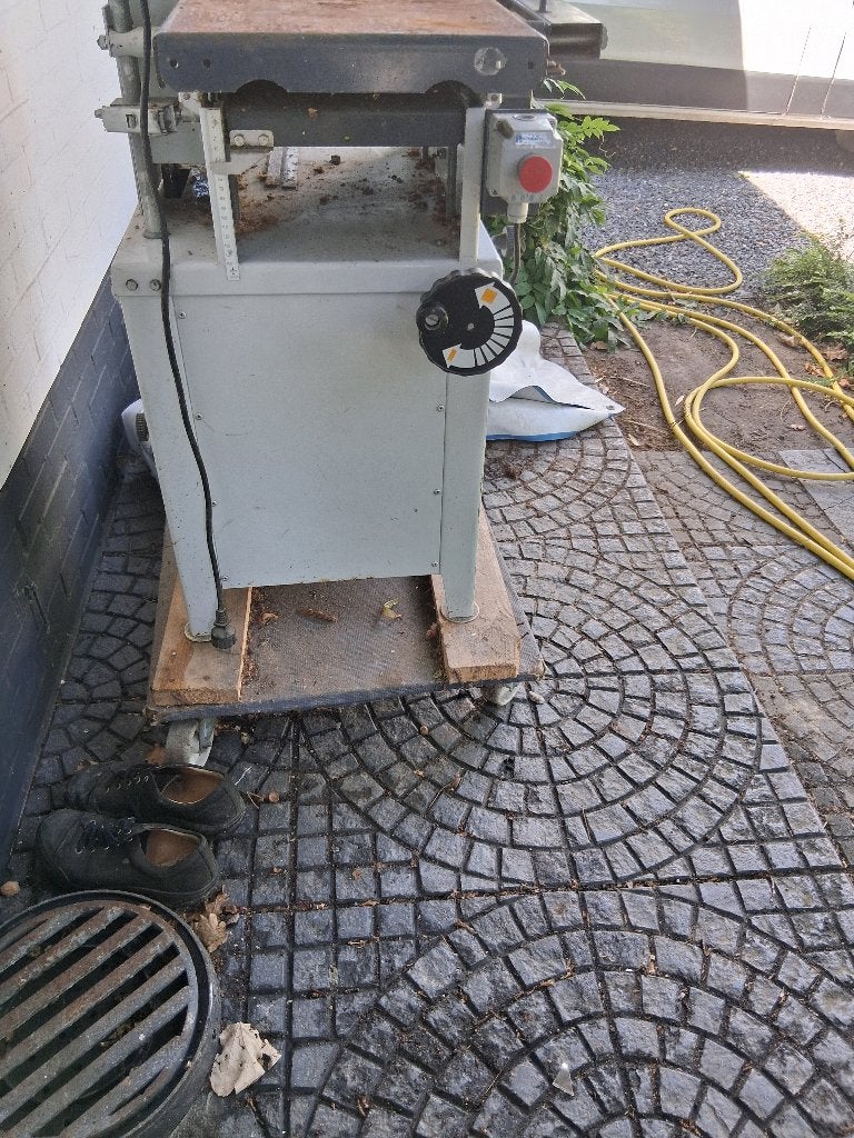 Vlak- van dikte machine, Doe-het-zelf en Verbouw, Ophalen, Gebruikt